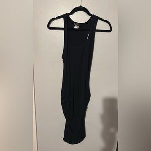 VENUS Sleeveless Black Midi Dress